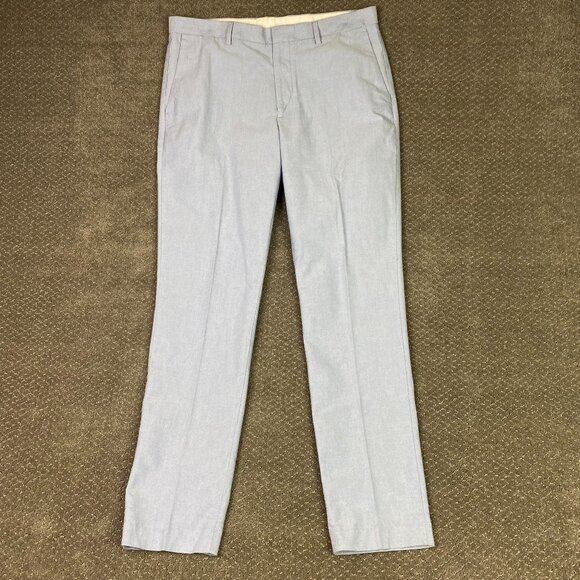 J. CREW Ludlow Slim Pants Men's 34 x 34 Fits 34.5 x 32.5 Light Blue Cotton - Picture 1 of 14